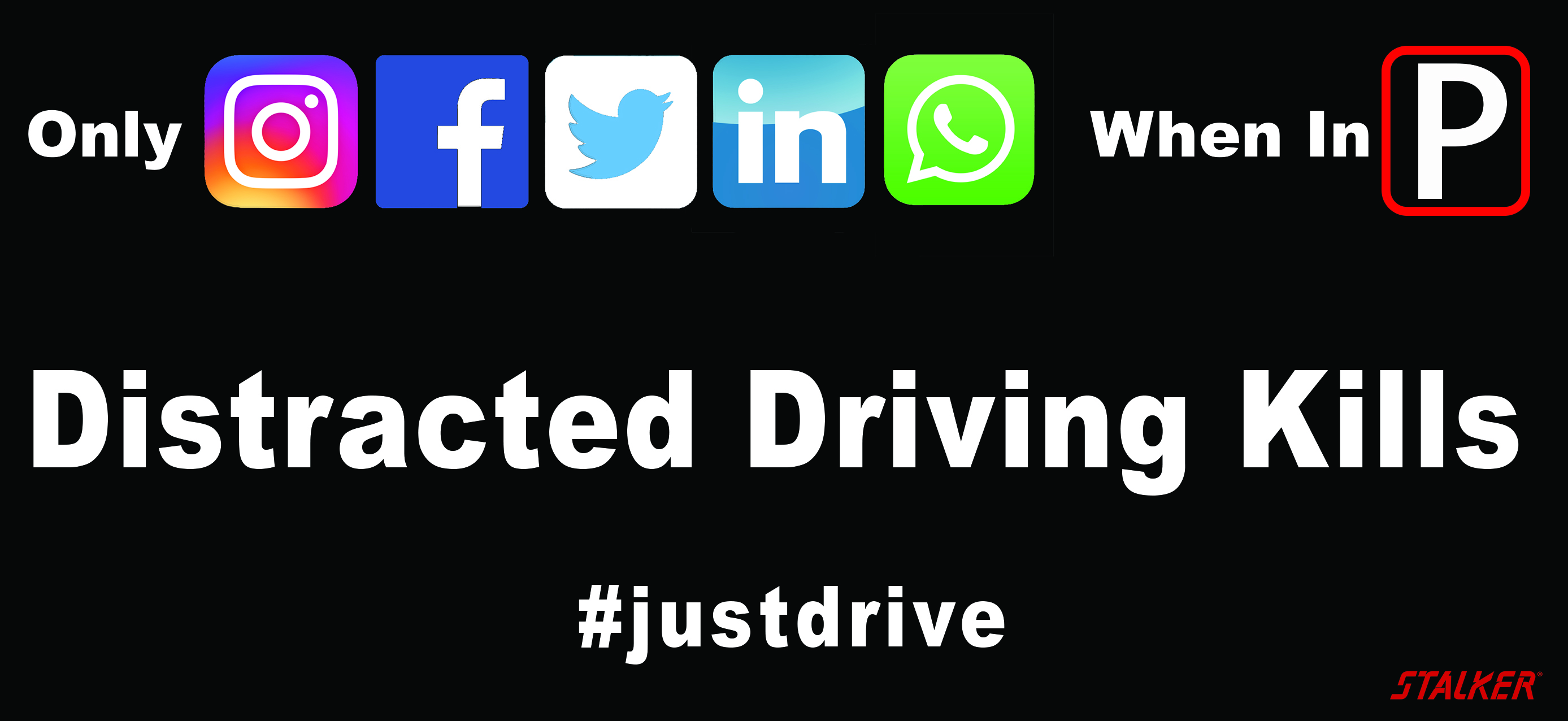 Help stop Distracted Driving #justdrive