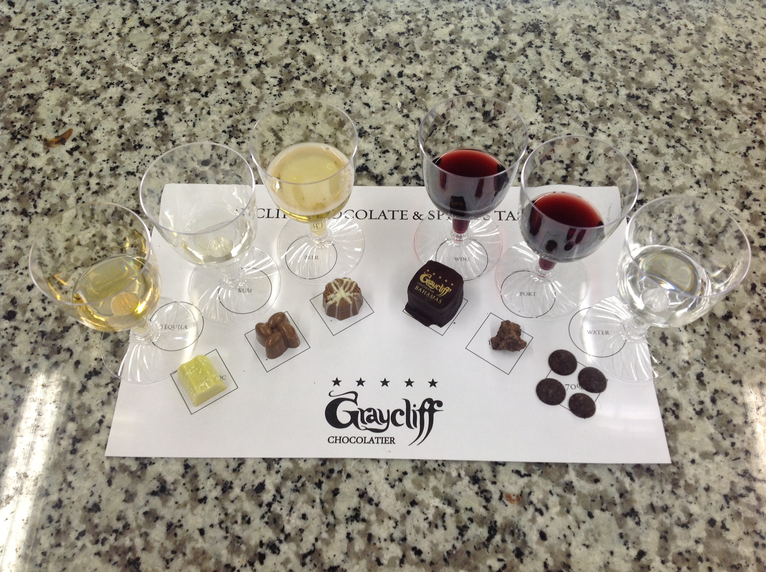 At the Chocolate & Spirits Pairing guests learn the secret of pairing chocolate with premium rum, whisky, port and more as well as the art of artisanal chocolate production.