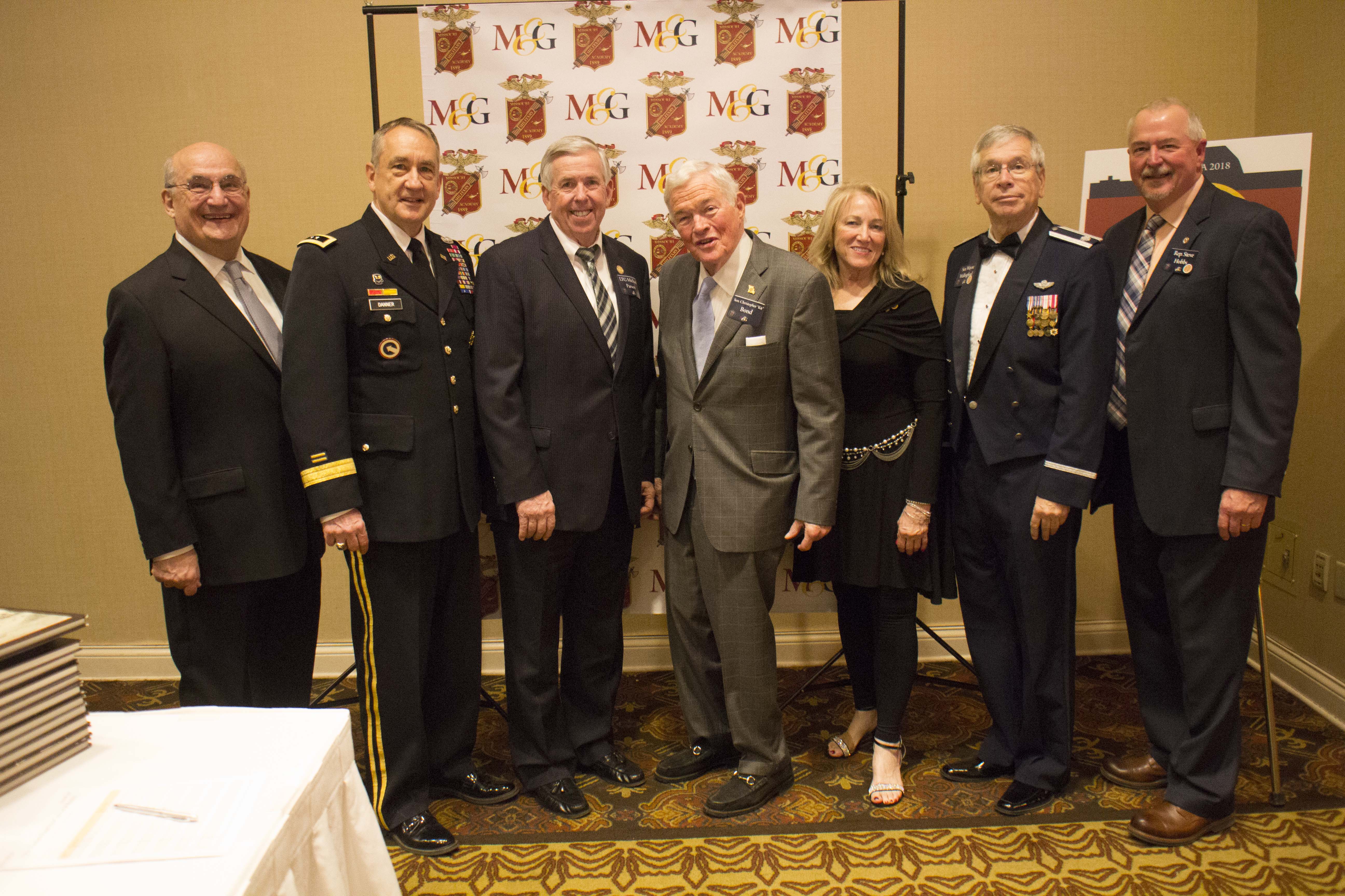 Special guests at the 2018 MMA Maroon & Gold Gala included state political officials and leaders from the Missouri National Guard.