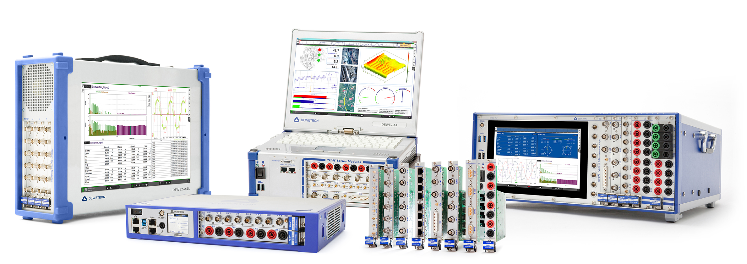 DEWETRON Power Analyzer and Data Acquisition Product Line featuring OXYGEN Software