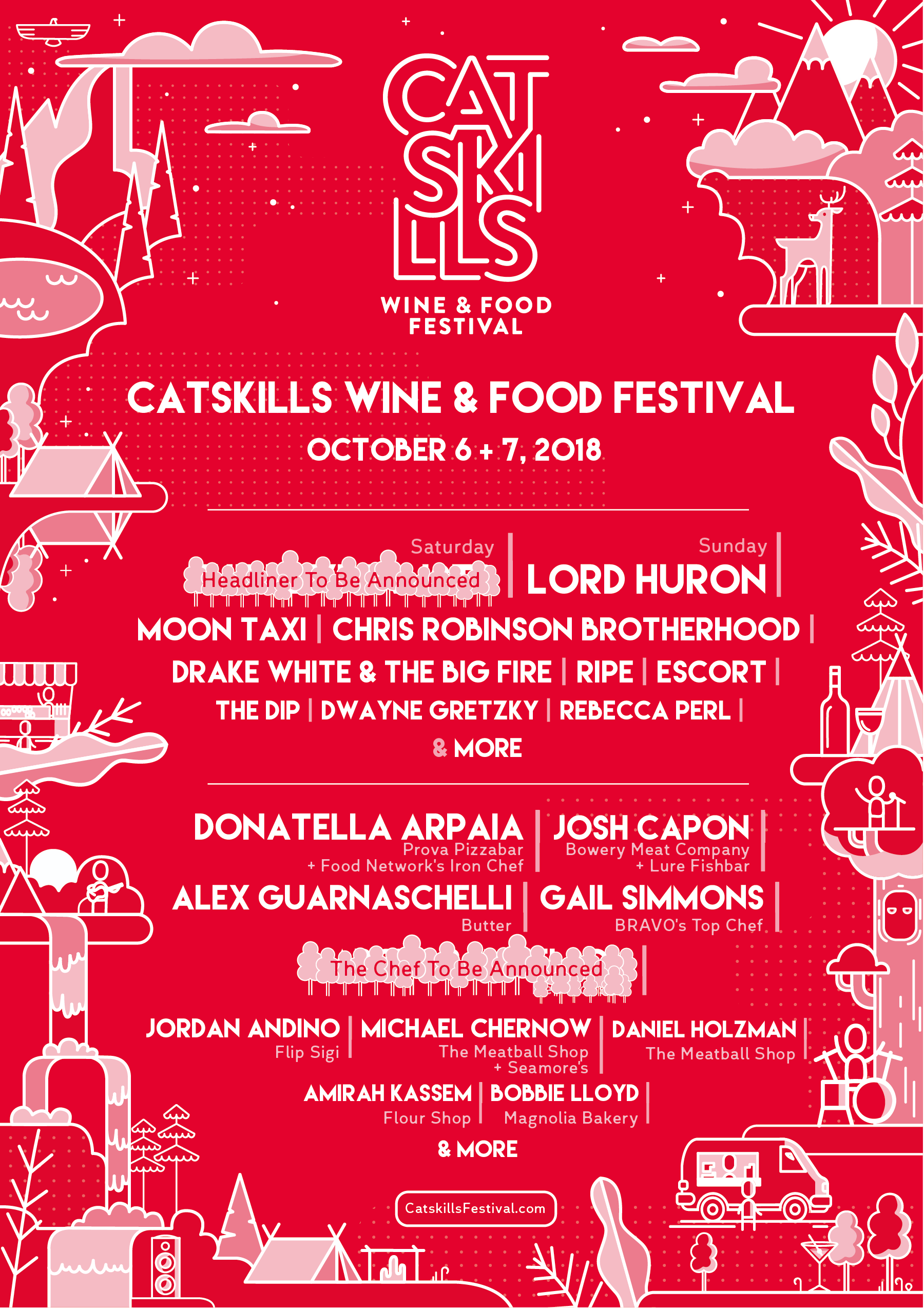 Catskills Wine & Food Festival Announces Unique Lineup of Celebrity