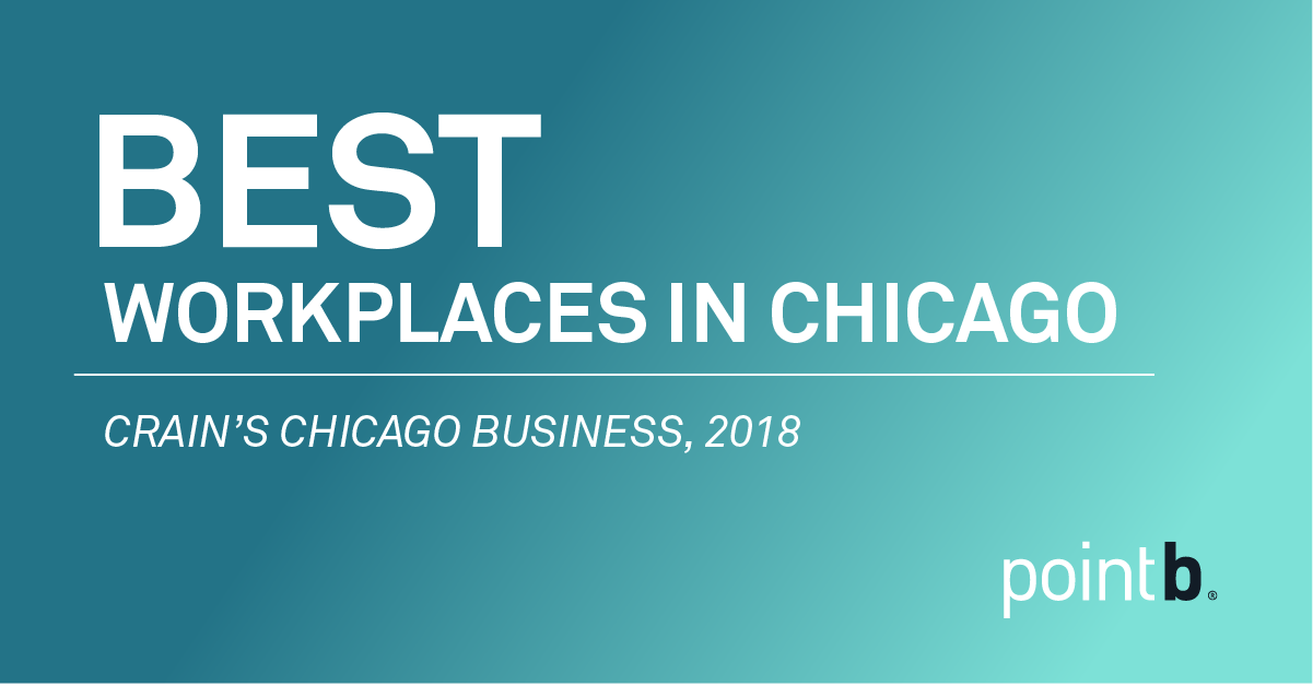 Crain's Chicago Business Names Point B a Best Place to Work
