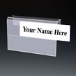 Two-Tier Cubicle Name Plate Holder