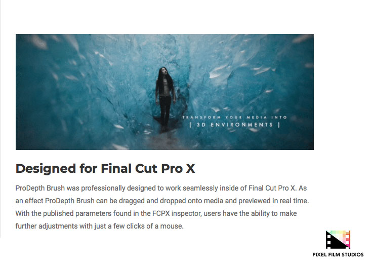 Pixel Film Studios - ProDepth Brush - FCPX Plugins