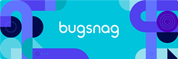 Bugsnag logo on technology background