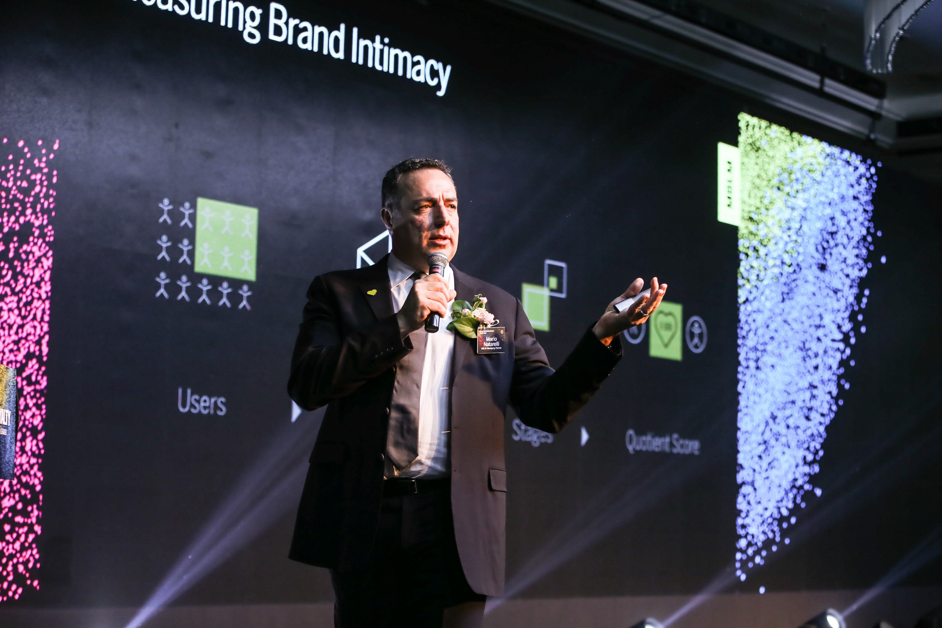 Mario Natarelli, Managing Partner, MBLM, Speaking at the Customer Loyalty Awards Ceremony in Korea