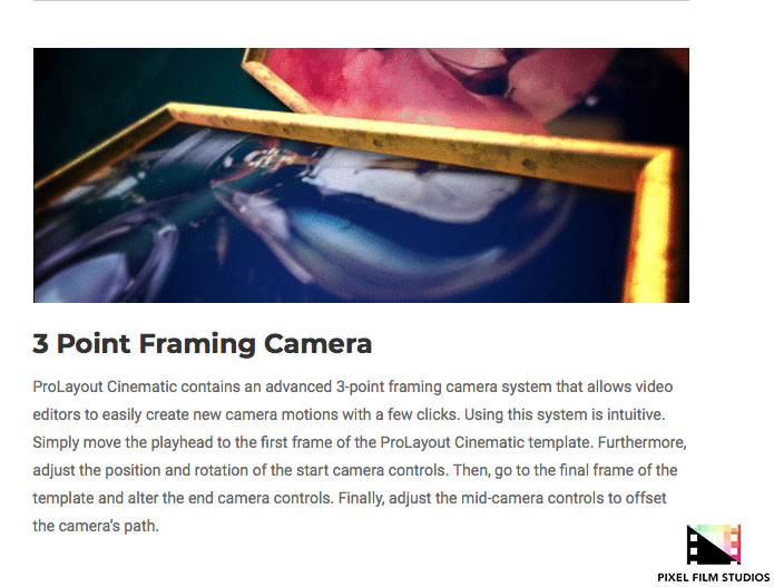 Pixel Film Studios - ProLayout Cinematic - FCPX Plugins