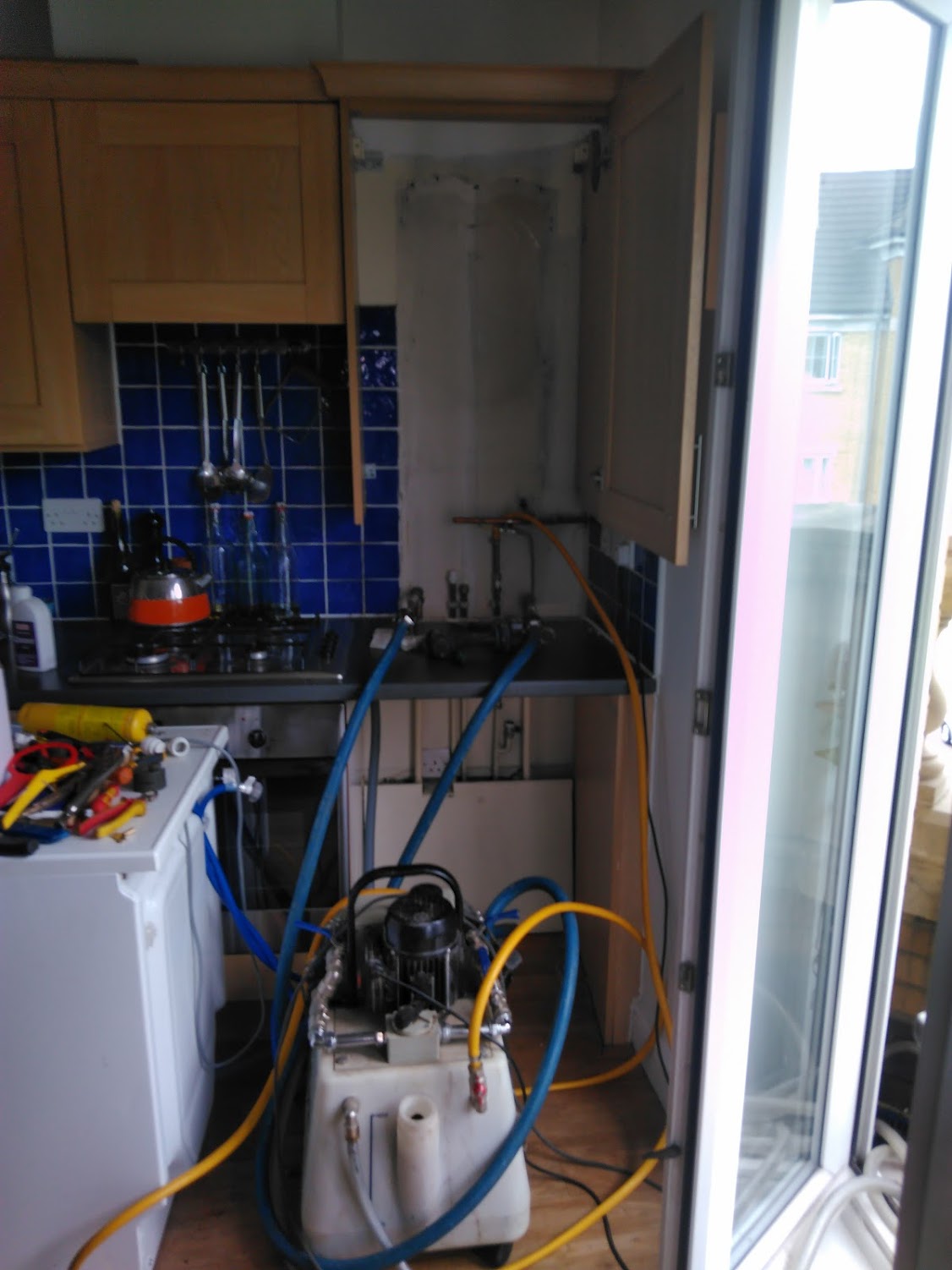flush boiler system