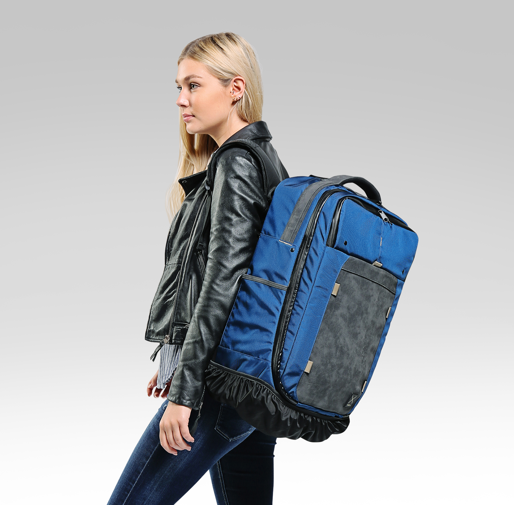 Backpack with Wheel Cover