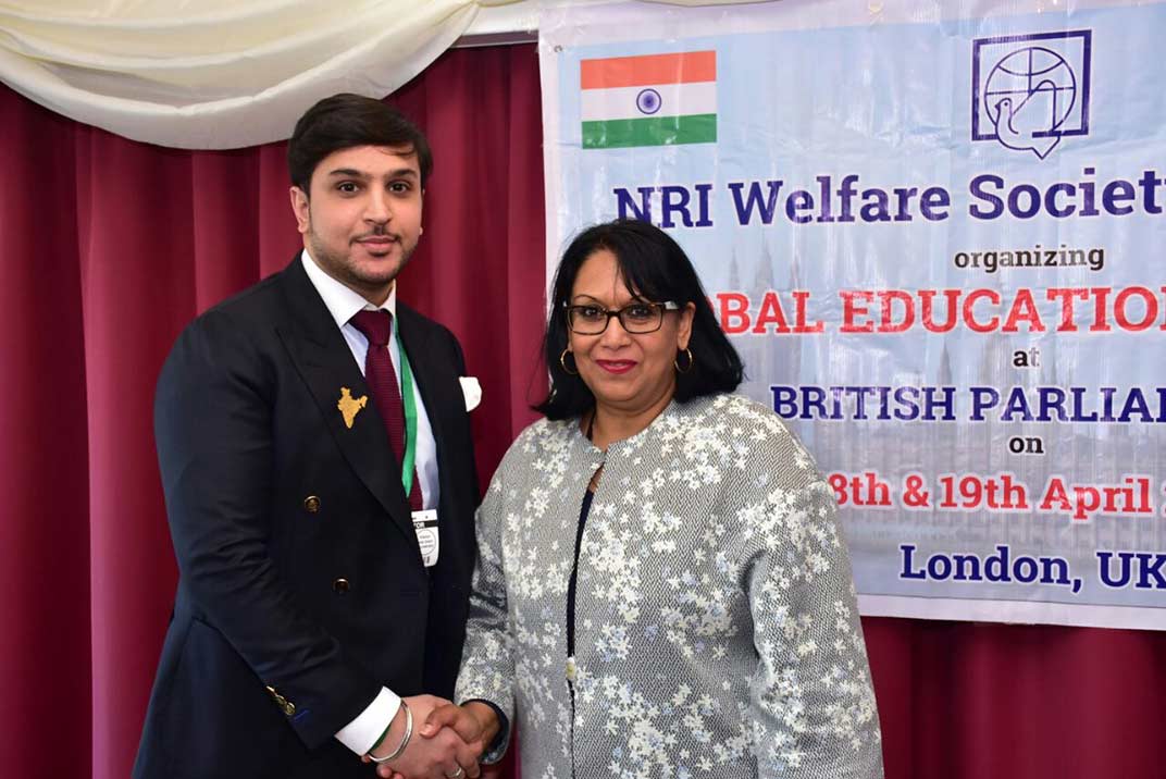 4New Founder Varun Datta with House of Lords member Sandip Baroness Verma