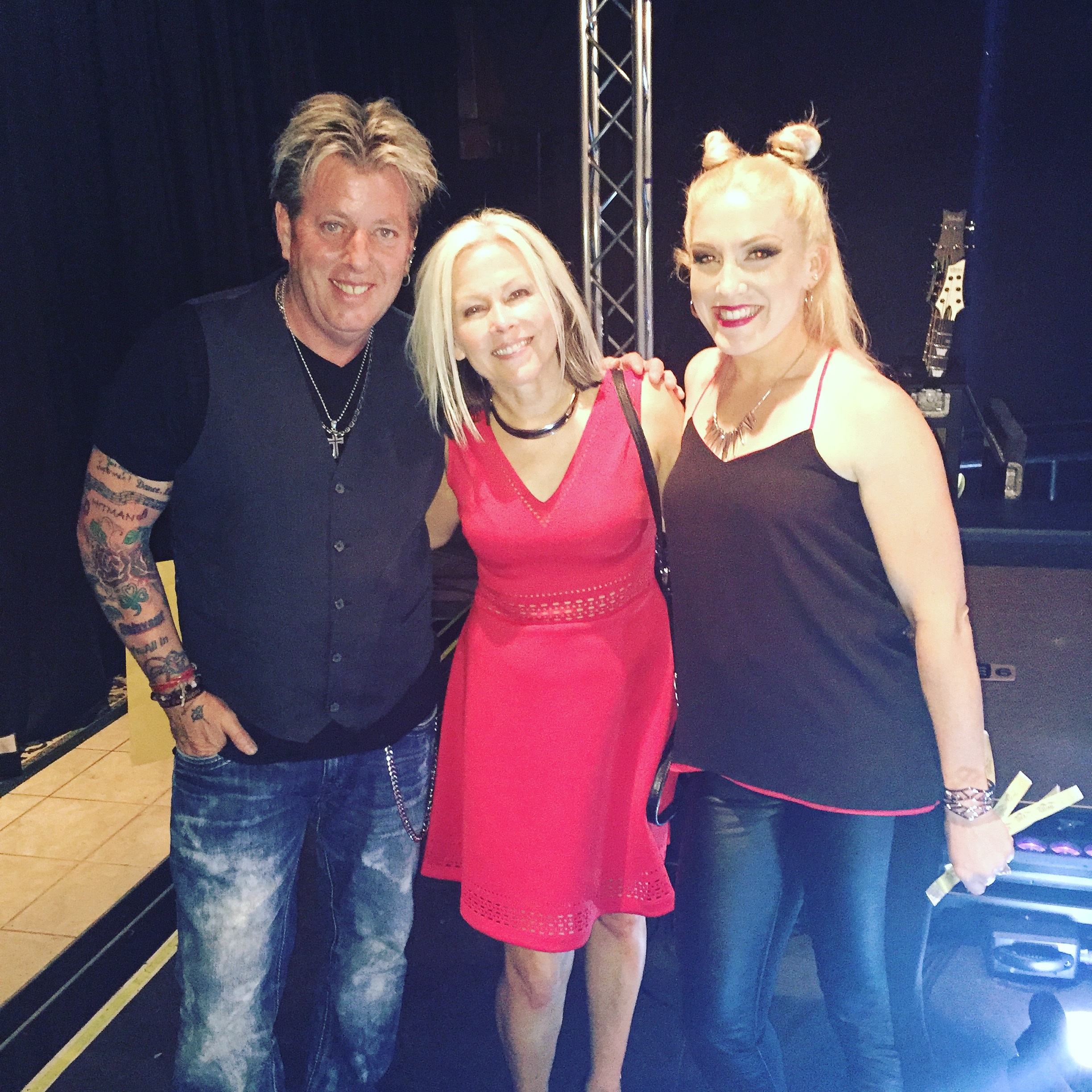 Joe and Angie Finley, The Swansons performed opening set for Terri Nunn of Berlin at The Rose Theatre in Pasadena CA