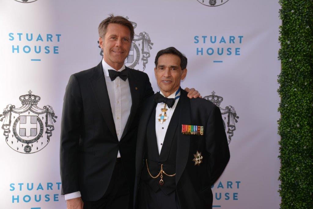 HRH Prince Emanuele Filiberto of Savoy  with Carl J. Morelli, Esq., Savoy Foundation Chairman of the Board and Delegate of the American Delegation of Savoy Orders