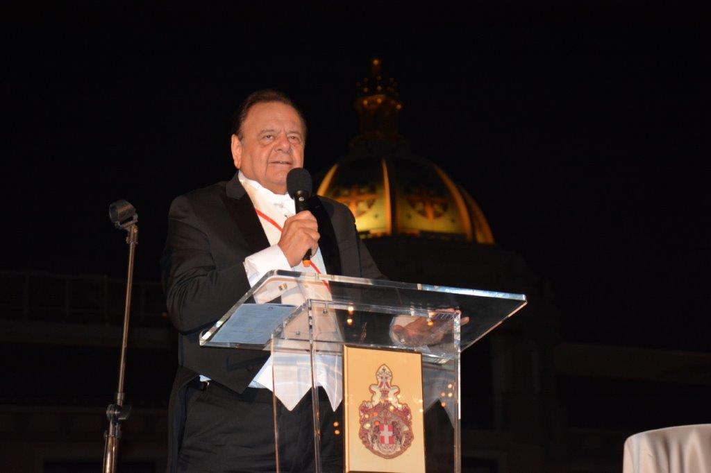 Actor Paul Sorvino Performs a Neopolitan Song to the Delight of the Guests Attending the Notte di Savoia Gala