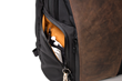 Pro Backpack— side pockets with sub pockets and key fob; also can hold water bottle or umbrella