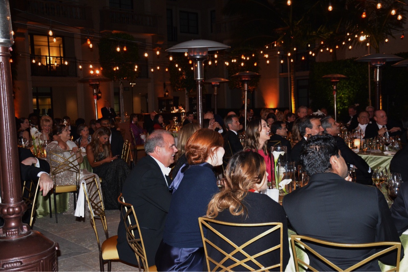 Guests at the Notte di Savoia Gala Enjoying the Neopolitan Song Performed by Actor Paul Sorvino