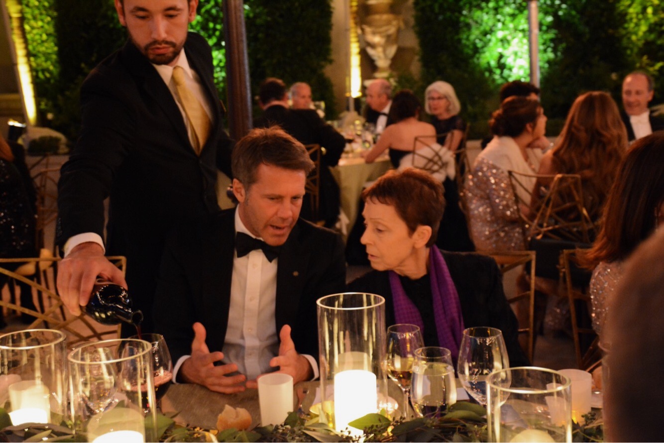 HRH Prince Emanuele Filiberto of Savoy at the Notte di Savoia Gala Dinner with Stuart House Executive Director Gail Abarbanel
