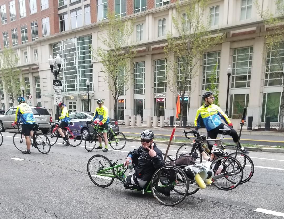 The ride included more than 600 cyclists, 100 of which are adaptive athletes—many of whom are active duty military personnel,  U.S., Canadian and European military veterans.