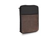 Executive Folio — with plush laptop compartment and accessory pockets.