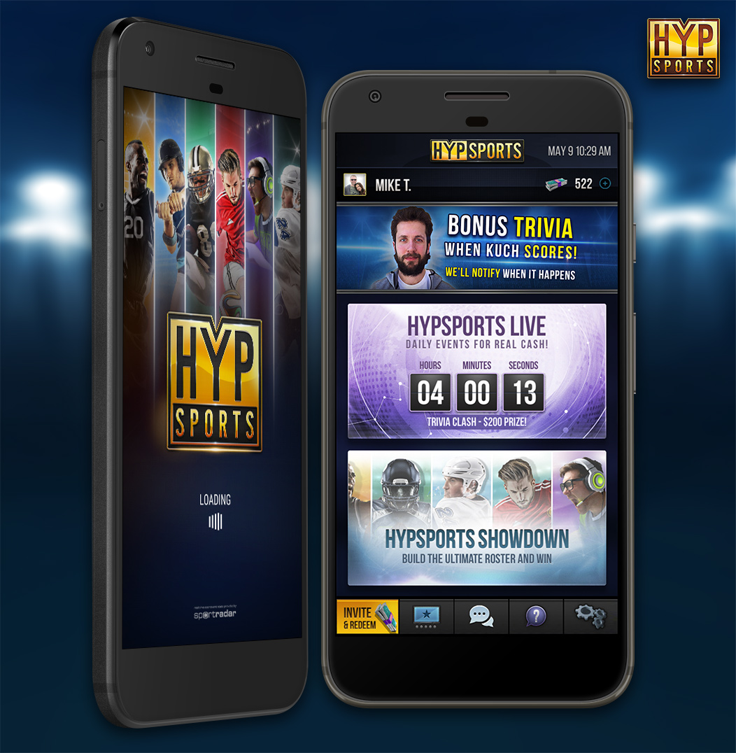 HypSports' Free Mobile Game Platform for Sports Fans