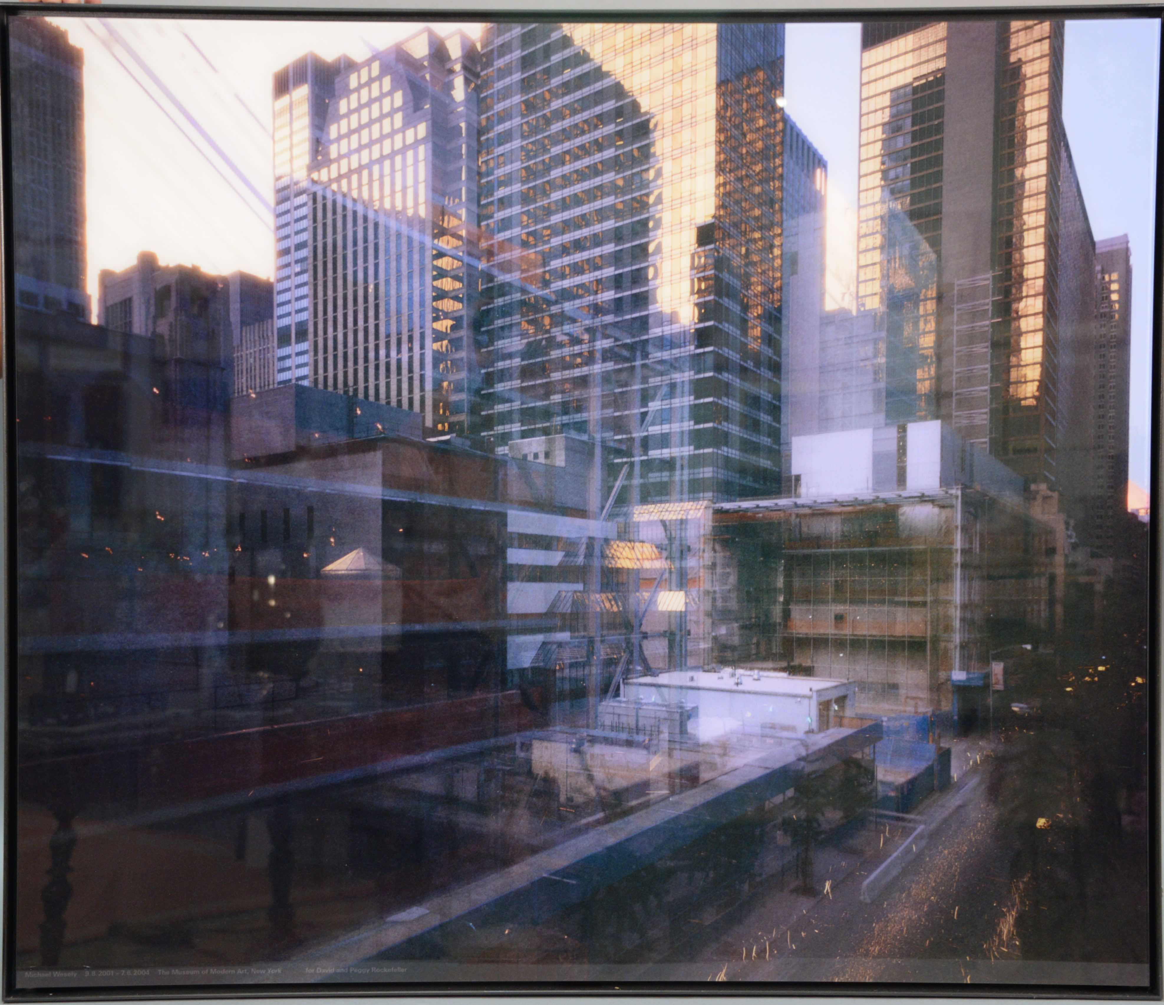 Michael Wesely (b. 1963), photo of MoMA under construction, estimated at $4,000-8,000.