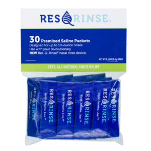 ResQRinse saline packets 30-count