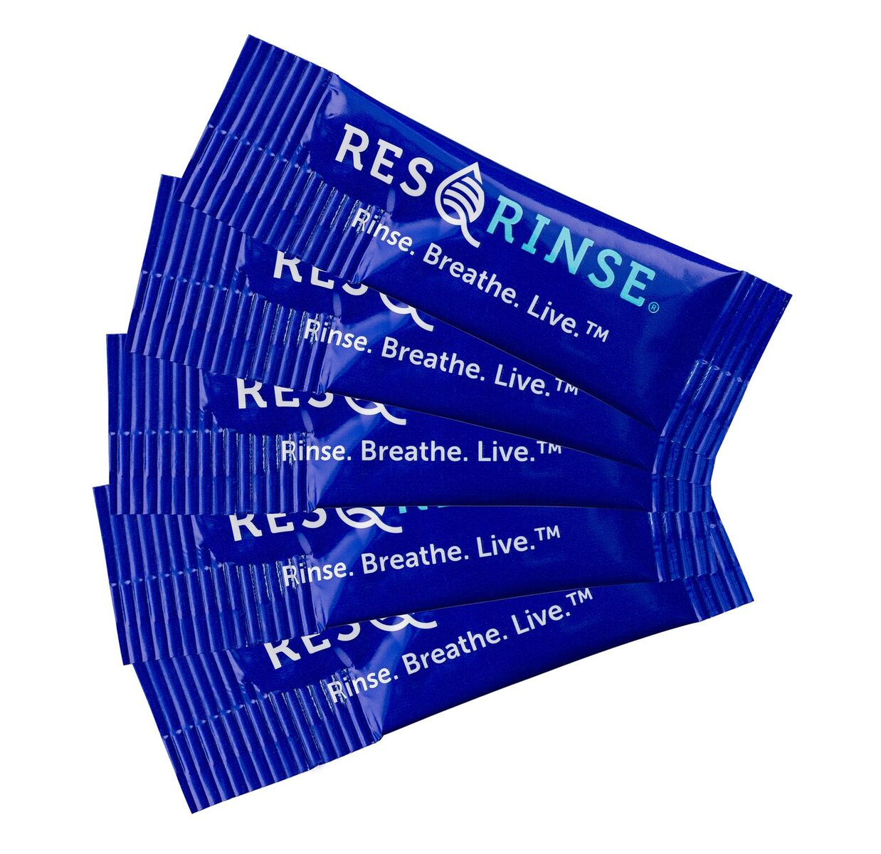 ResQRinse saline packets