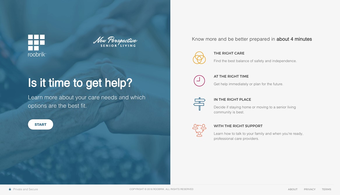A free, online assessment tool from New Perpective Senior Living helps seniors and adult children determine if it's time for change.