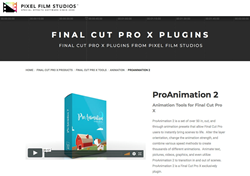 ProAnimation 2 - FCPX Tools - Pixel Film Studios