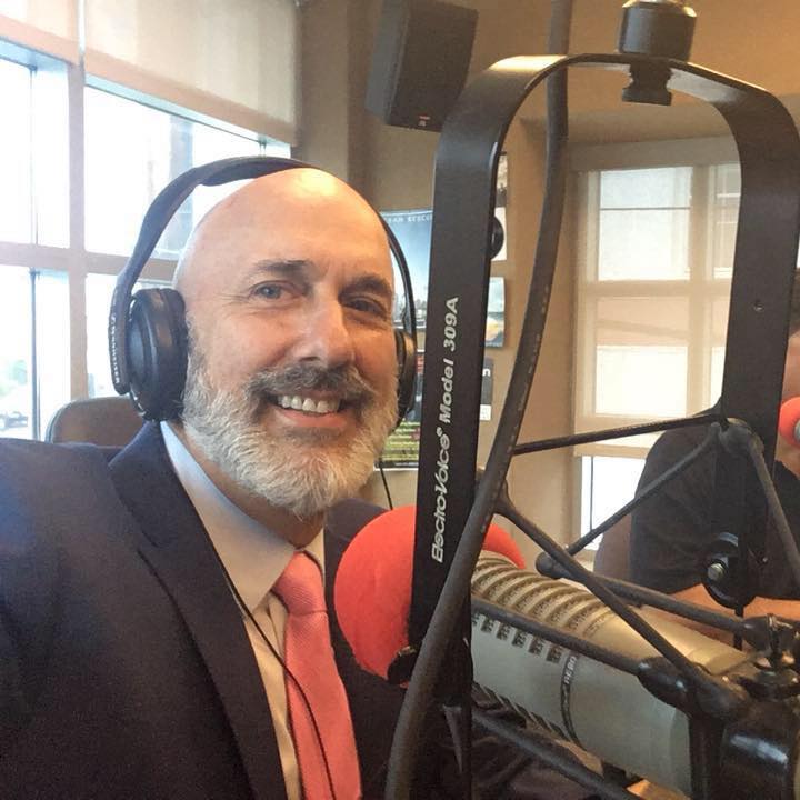 Dave Nassaney Broadcasting his "Caregiver Dave" Syndicated Radio Show heard in all 50 states & 135 countries