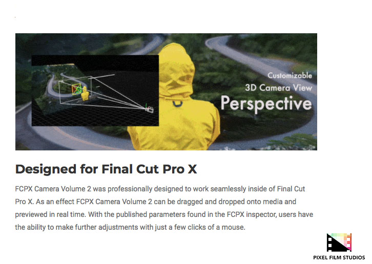 Pixel Film Studios - FCPX Camera Volume 2 - FCPX Plugins
