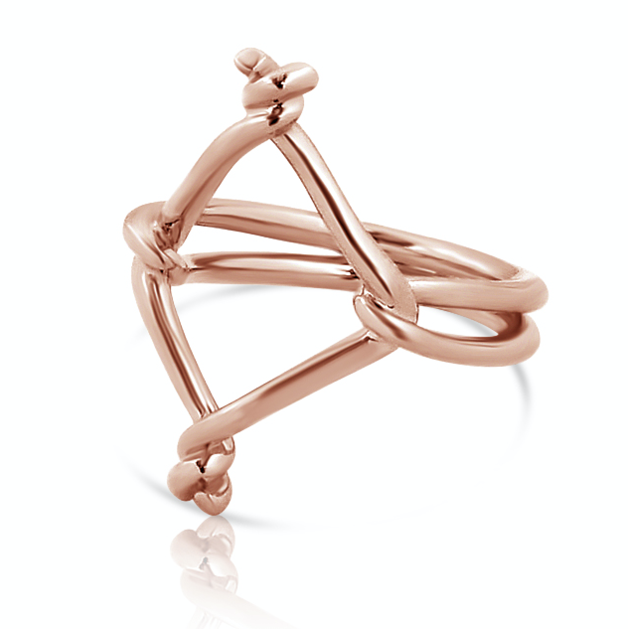 Catena Open-Link Ring by Brookland Jewelry