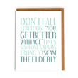 Funny Birthday Card Peopleisms Scam