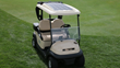 RaPowerPro solar panel installed on Club Car golf car