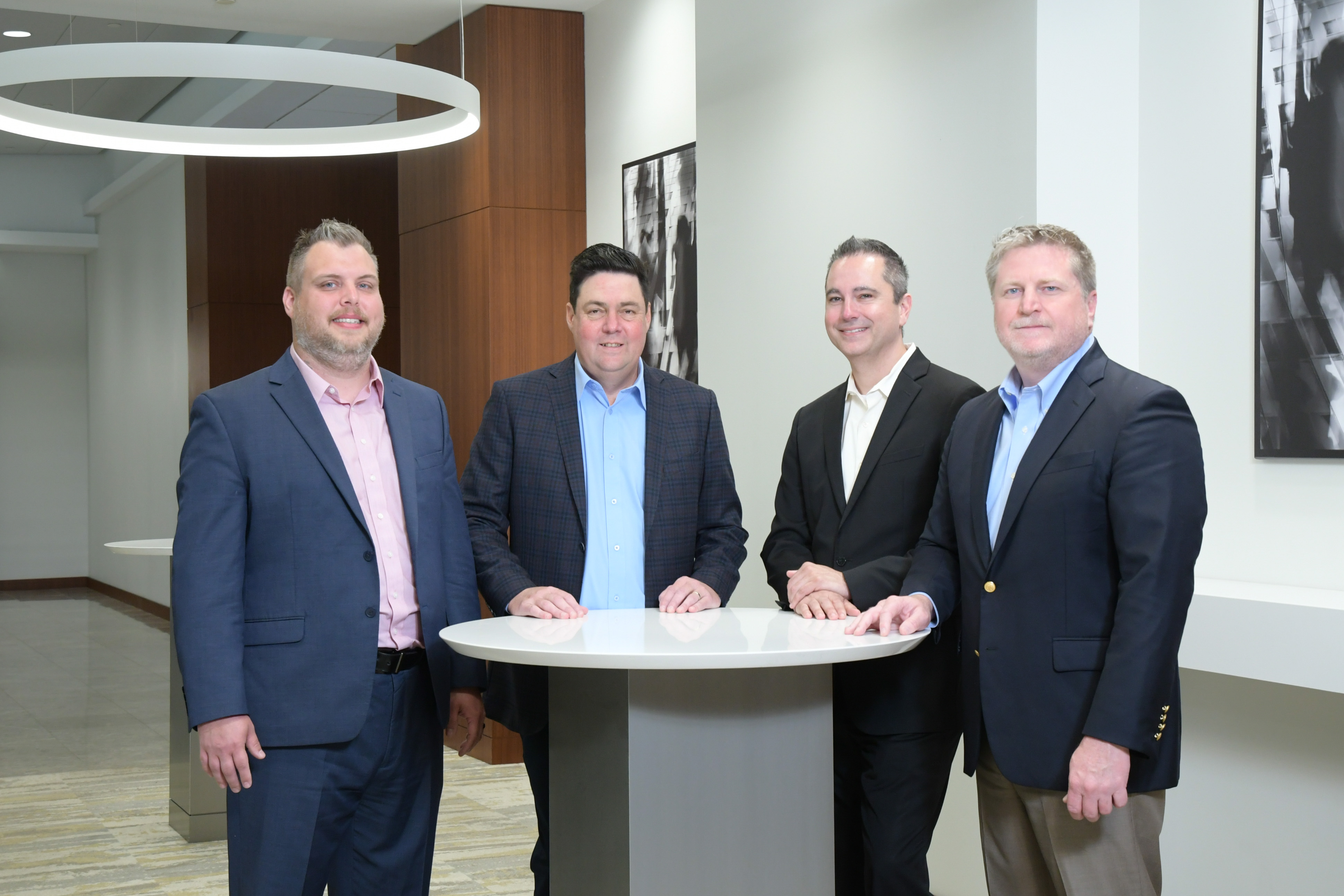 CTSI-Global's Managed Services Leadership Team L to R: Richard Perry, VP Product Management, Bryan Kelley, Director of Logistics Operations, Josh Miller, VP Sales, Brian Scott, SVP Global Sales