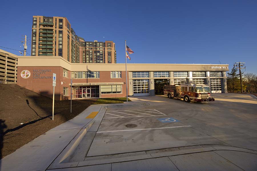 North Point Builders shows its expertise in firehouse design/build with its successful delivery of Towson Firehouse No. 1