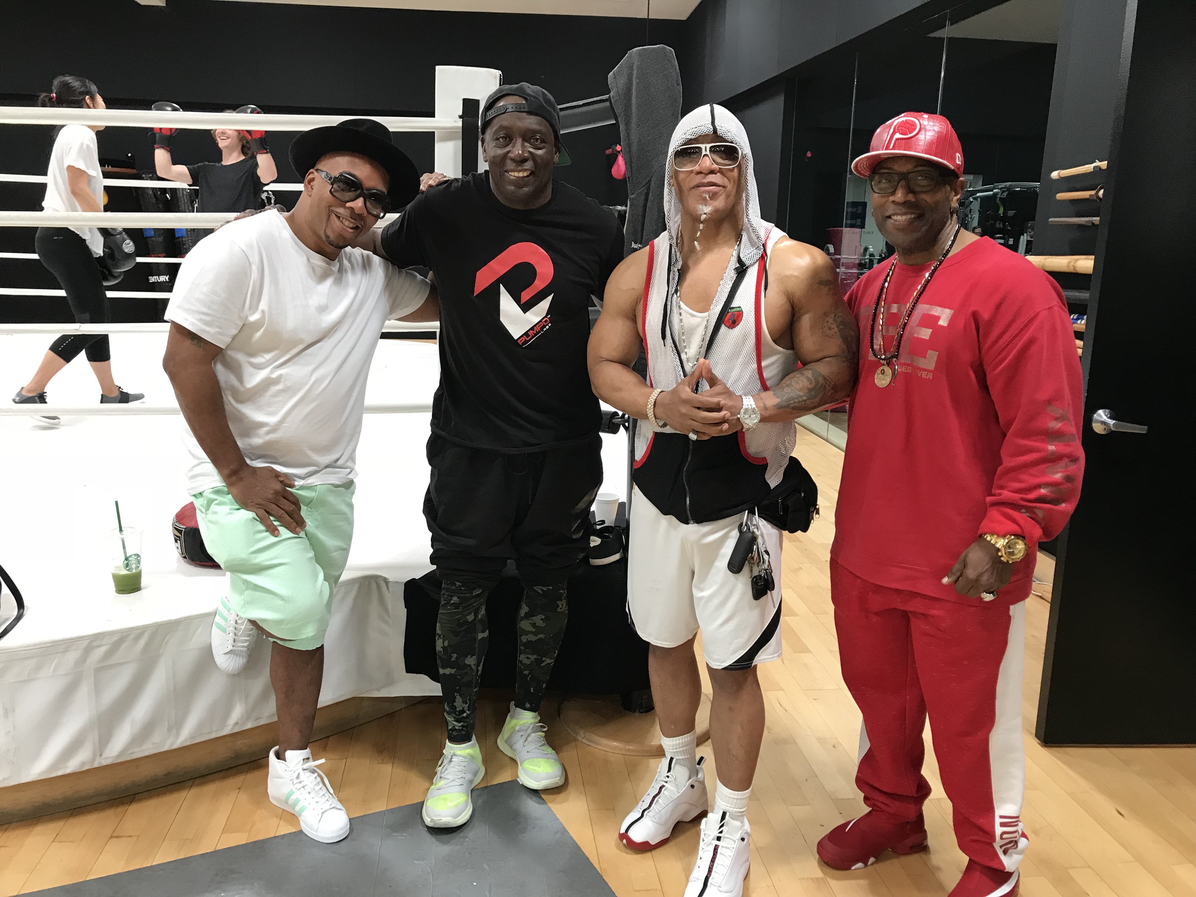 Hip Hop legend Melle Mell ,Tony Hill and Billy Blanks behind the scenes