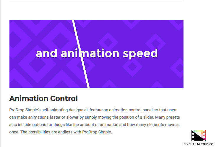 Pixel Film Studios - ProDrop Simple - FCPX Plugins