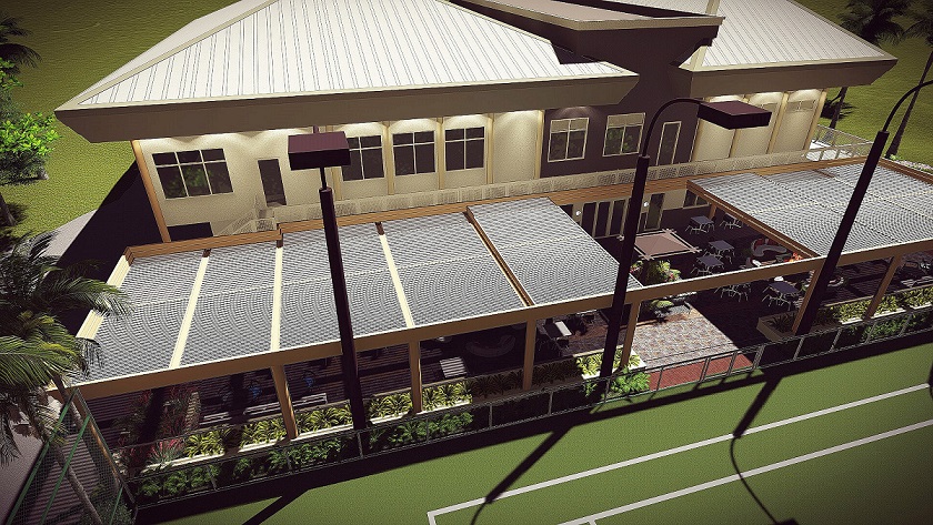 New Tennis and Fitness Facility Concept Rendering at St. Andrews Country Club in Boca Raton, FL