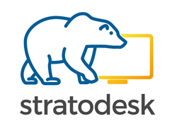 Stratodesk Logo with bear