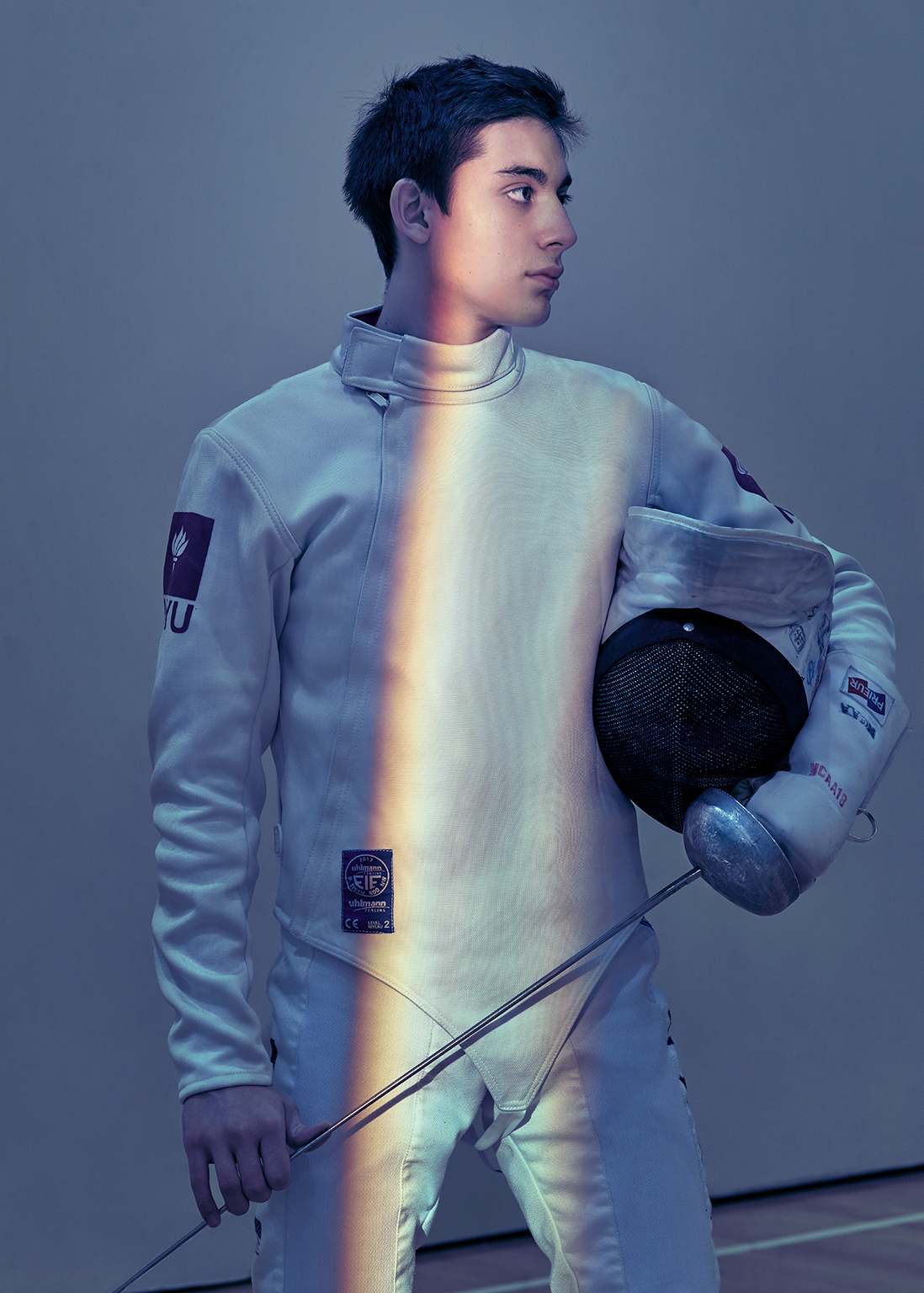 NYU Male Fencer