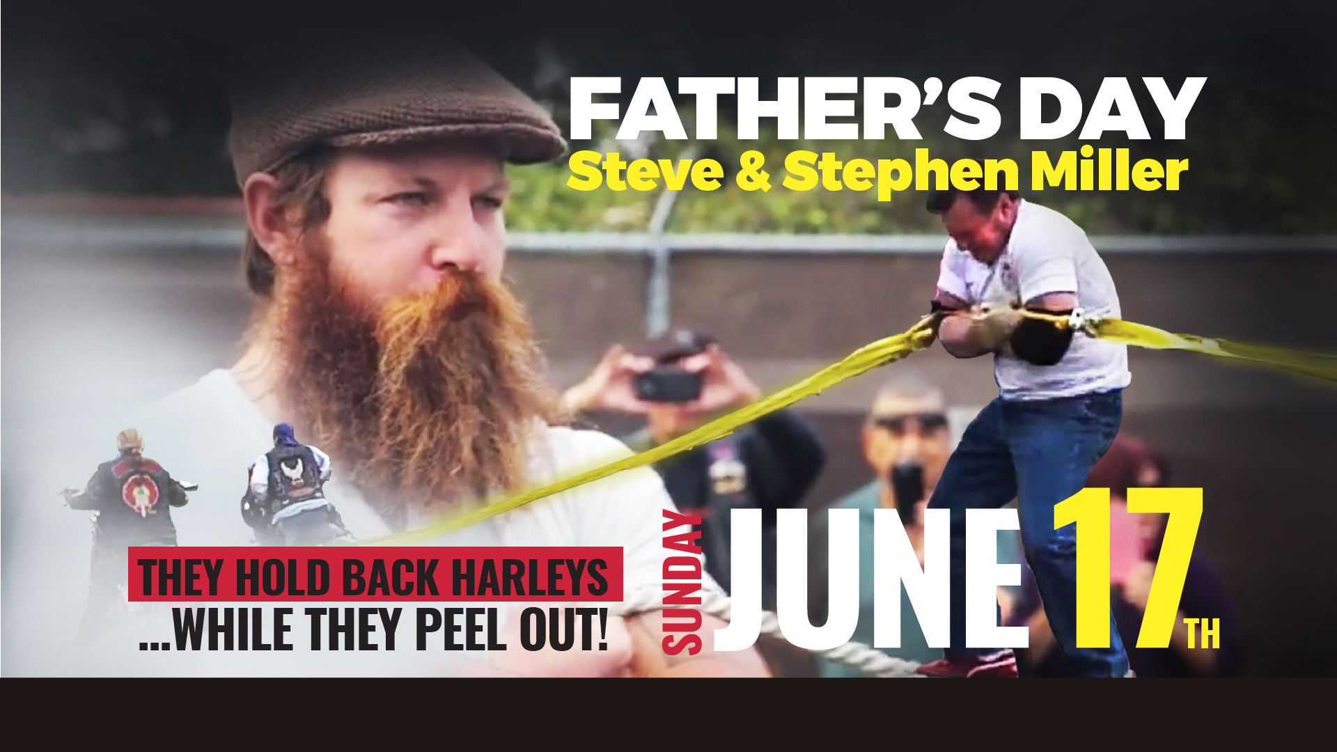 World Record Setting Father's Day Event Featuring Strongmen as seen on "Ripley's Believe It or Not!"