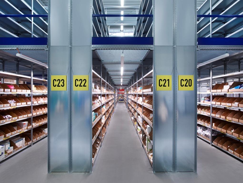META Clip Shelving System - Two Level Solution