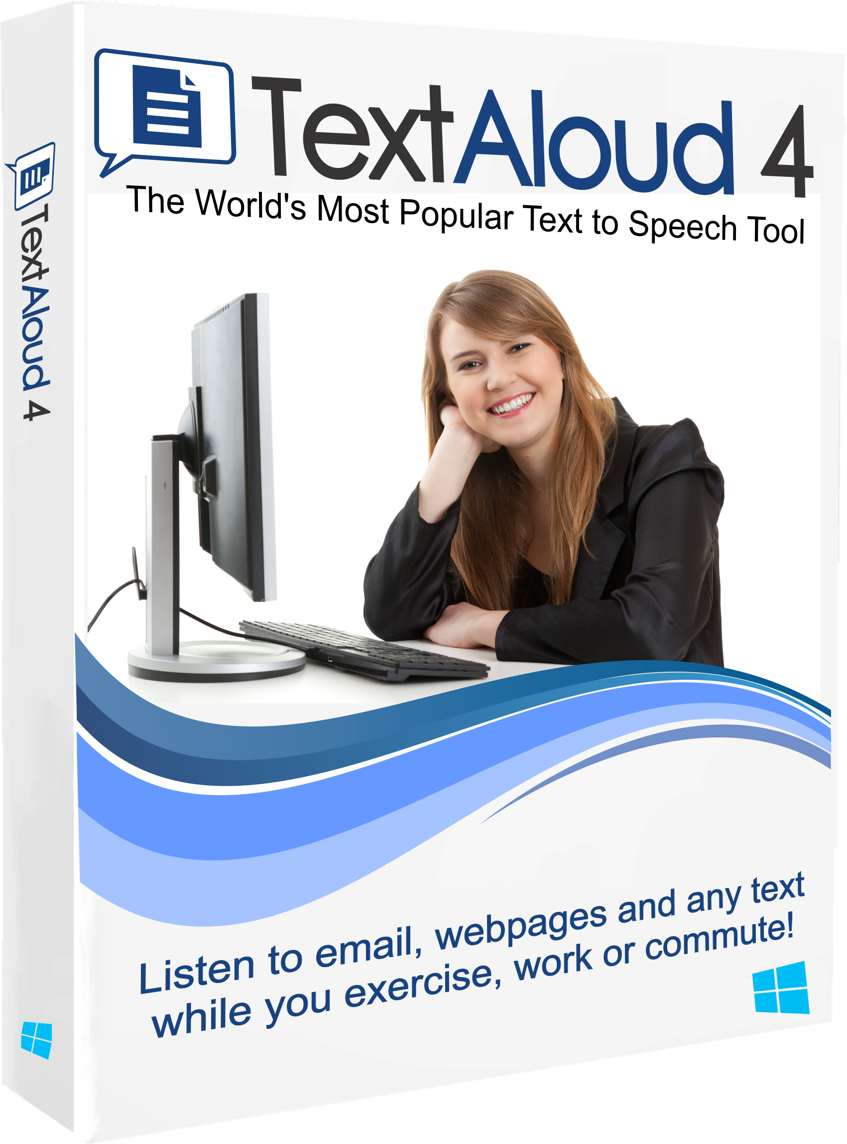 TextAloud 4’s completely new user interface, improved controls and added features provide an easy yet enhanced Text to Speech experience for both new and returning users.