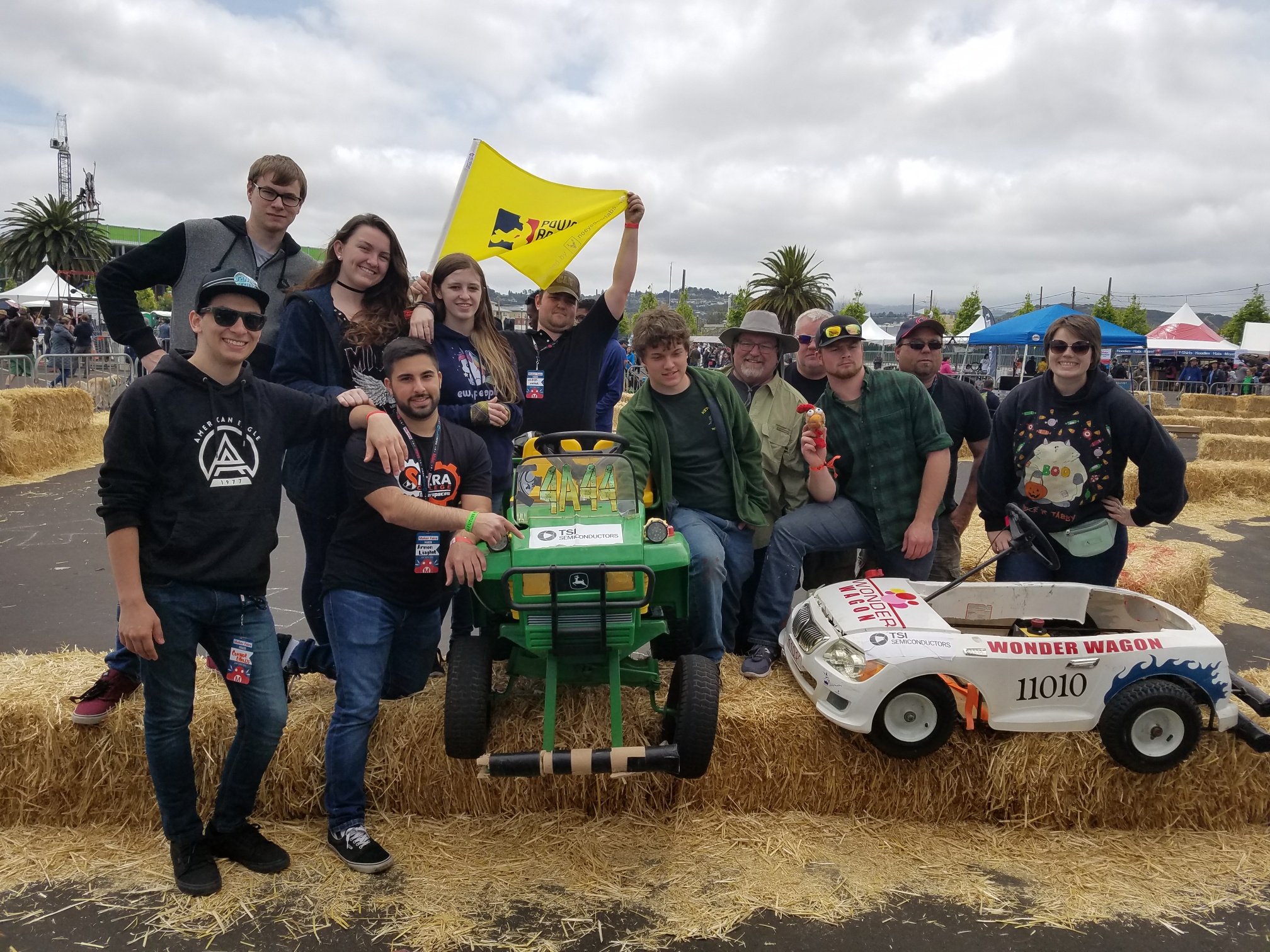 The Sierra College Robotic team participated in the Power Racing Series at Maker Fair in San Mateo in May.