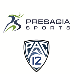 Presagia Sports and Pac 12 Logos