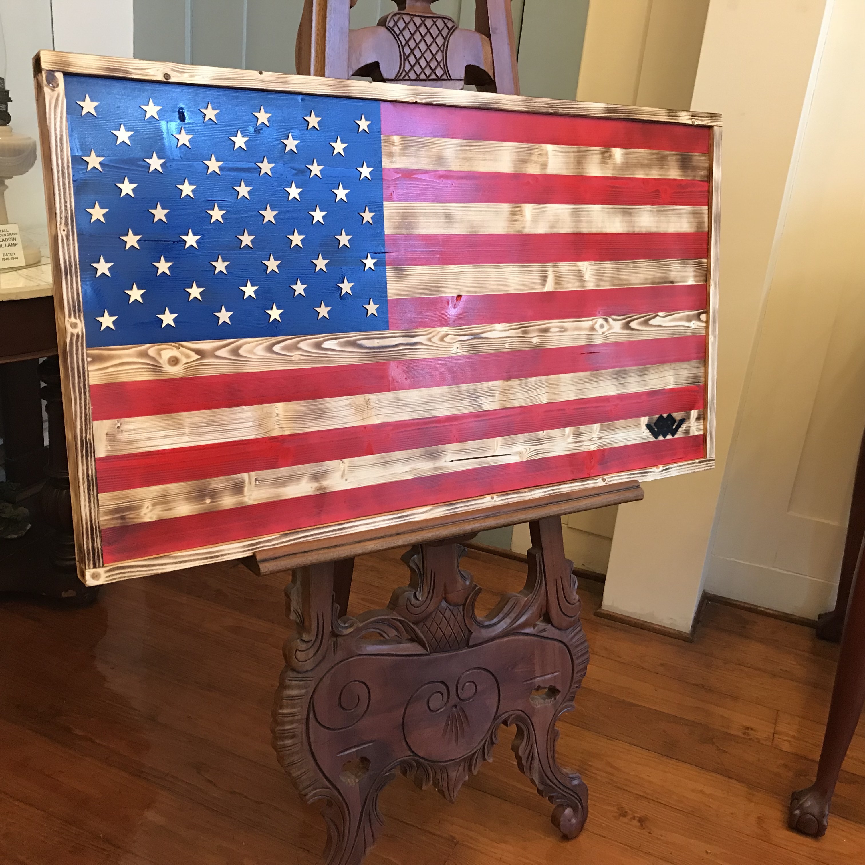 Warriors Heart Foundation Fundraiser - Traditional Flag for Silent Auction