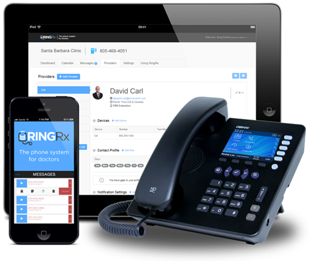 RingRx offers custom cloud-based phone systems built exclusively for healthcare practices that are 100% HIPAA compliant.