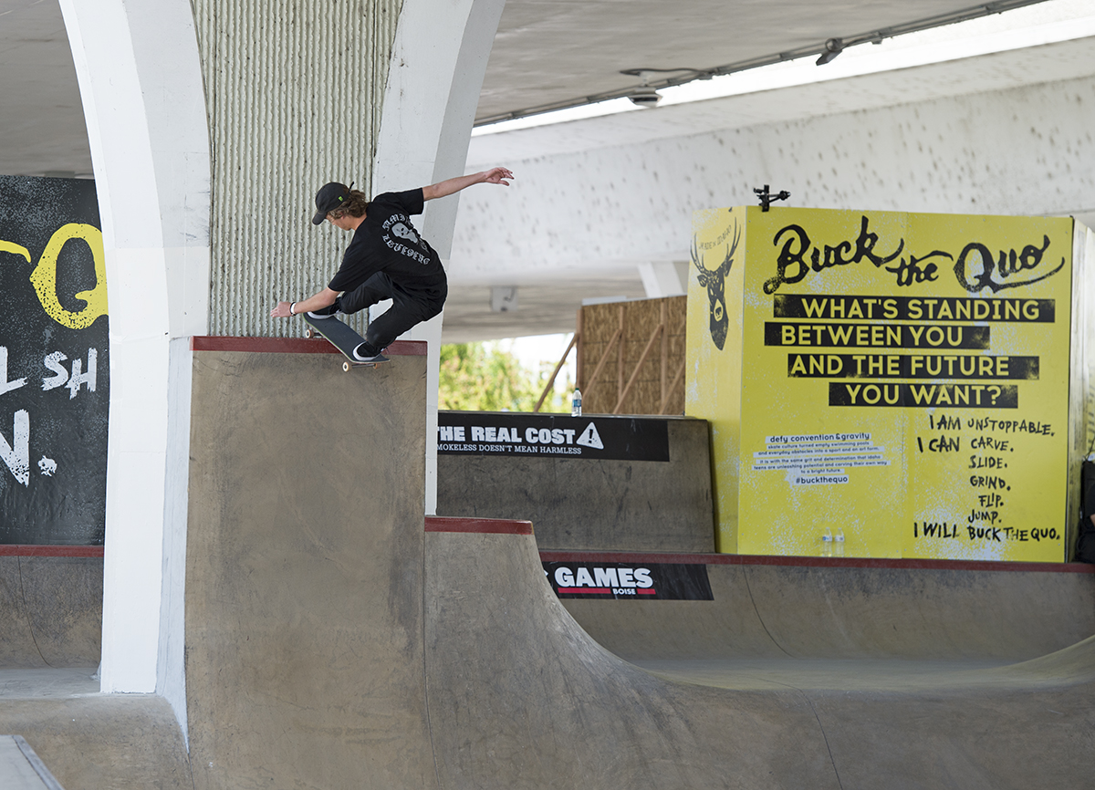 Monster Energy’s Trey Wood Takes Second Place at X Games Skate Park Qualifiers in Boise