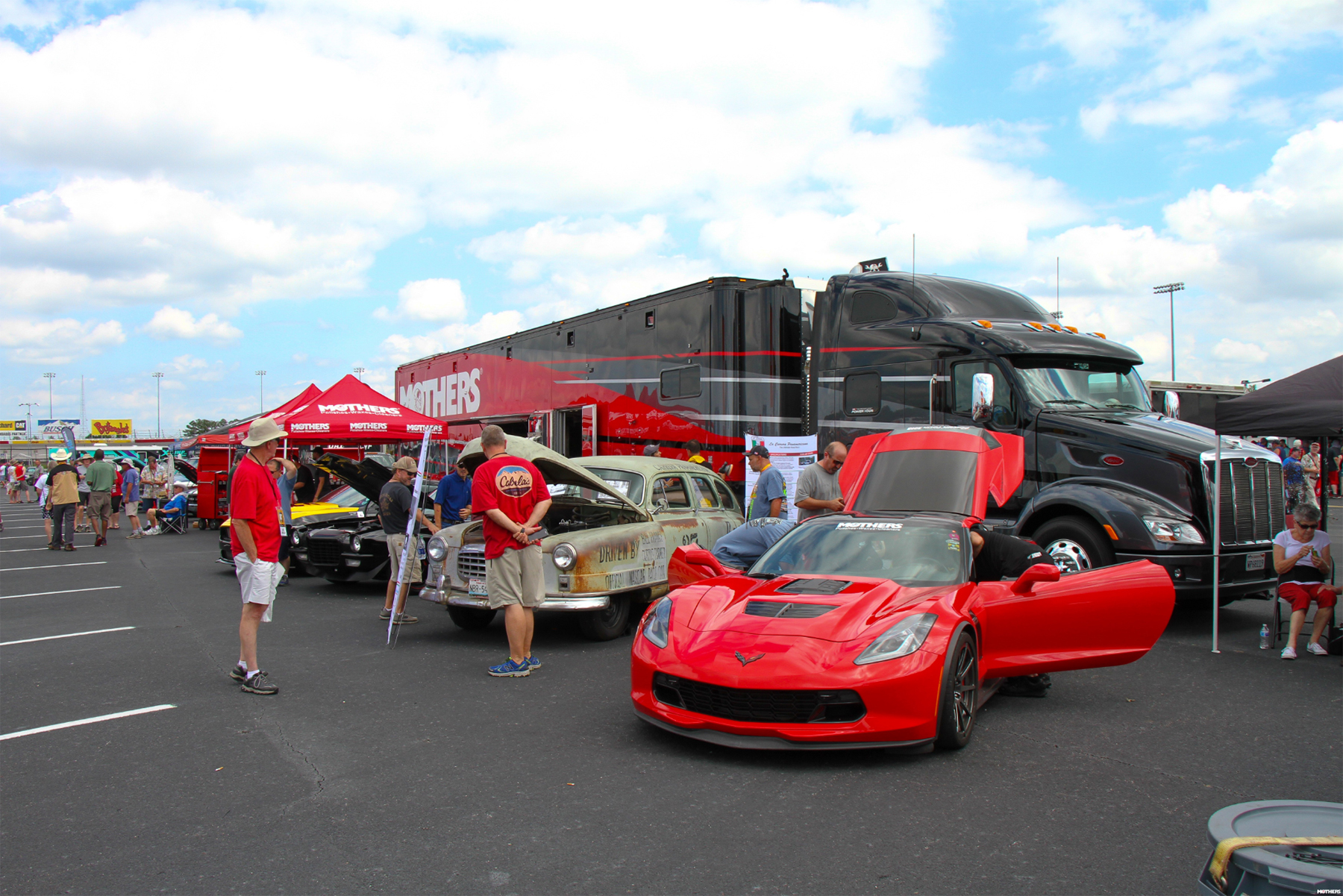 Callaway AeroWagen™ on display at Mothers Polish Mobile Marketing Semi Truck and Trailer