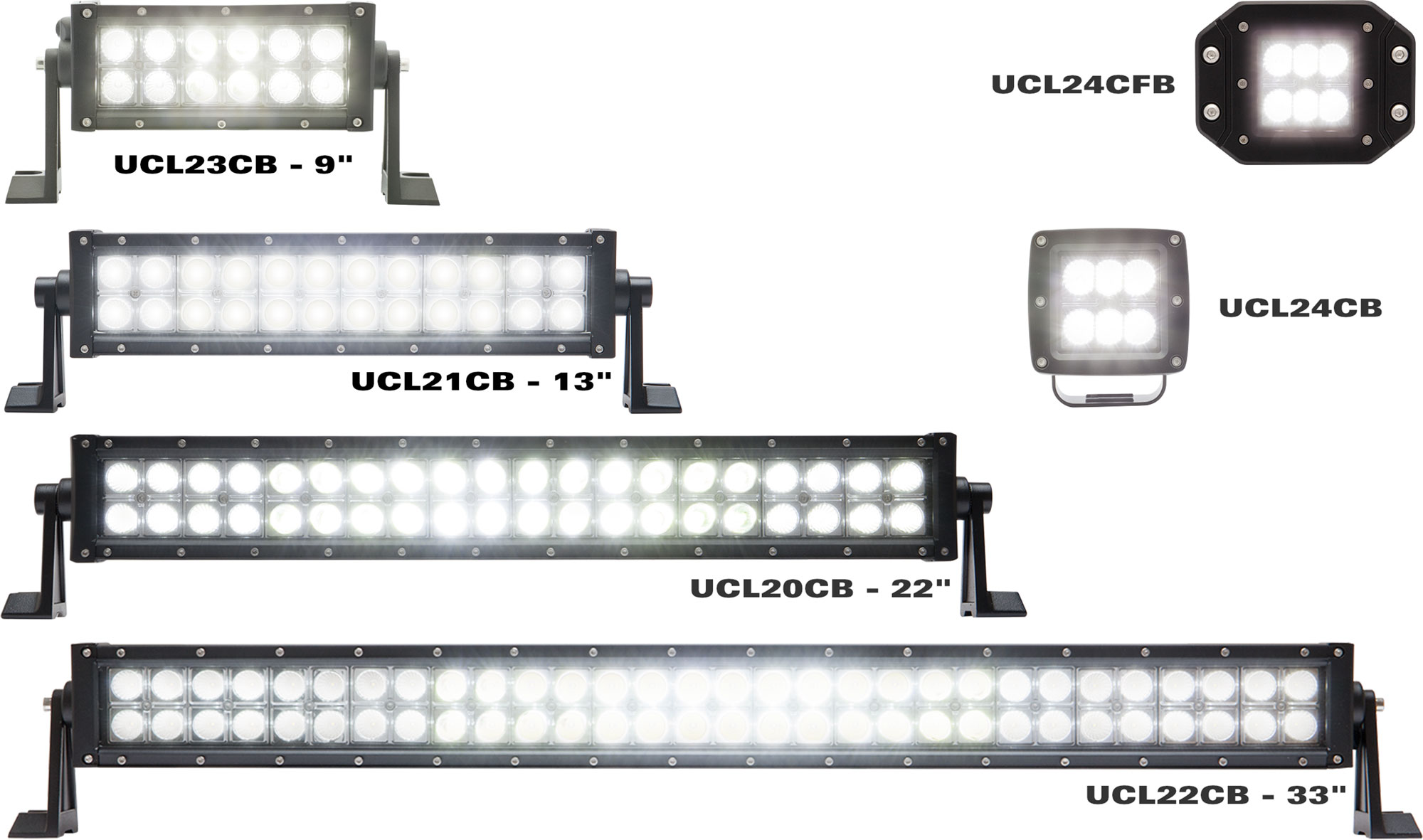 With a broad variety of sizes and outputs ranging from 1,800 to 20,000 lumens, there is sure to be an Optronics’ LED Light Bar that fits almost any space and need.